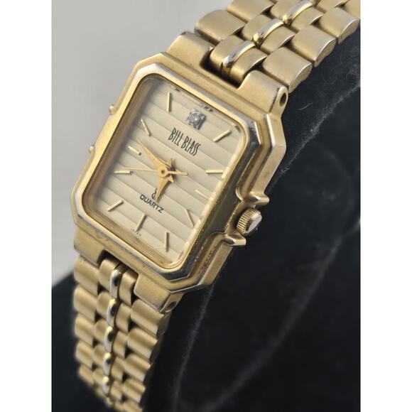 Gorgeous Ladies Bill Blass Diamond Dress Watch Quartz New Battery Mint Runs Well main image 7